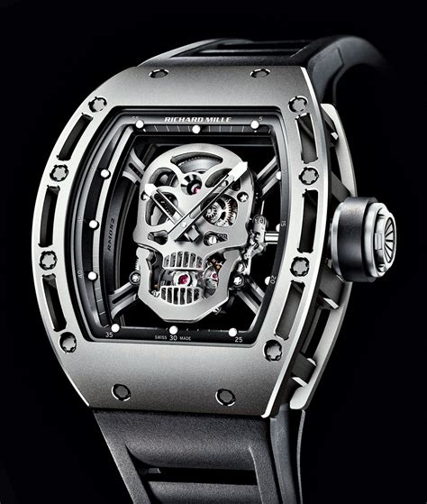 richard mille skull watch replica india|richard mille rm052 price.